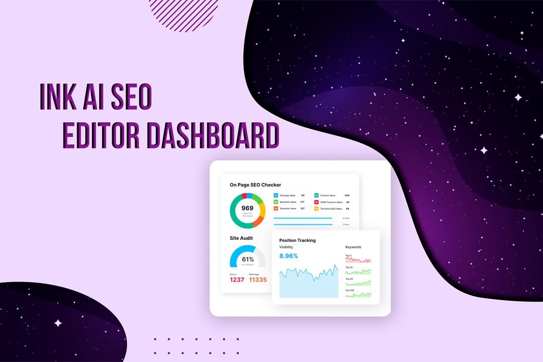INK AI SEO Editor Dashboard