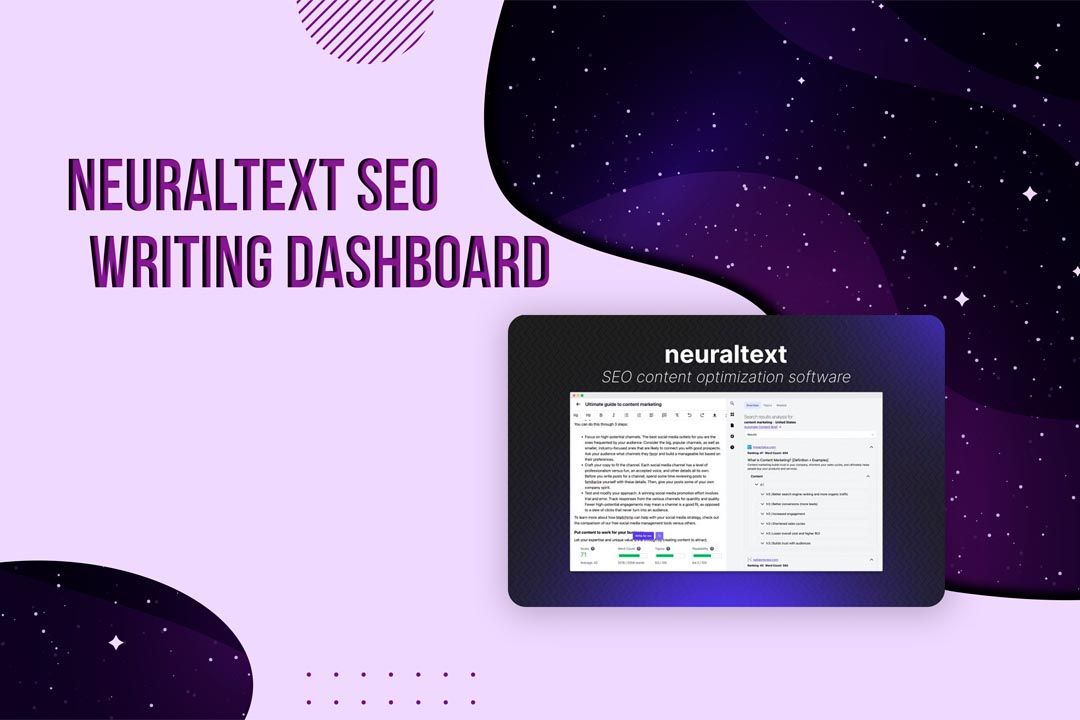 NeuralText SEO Writing Dashboard