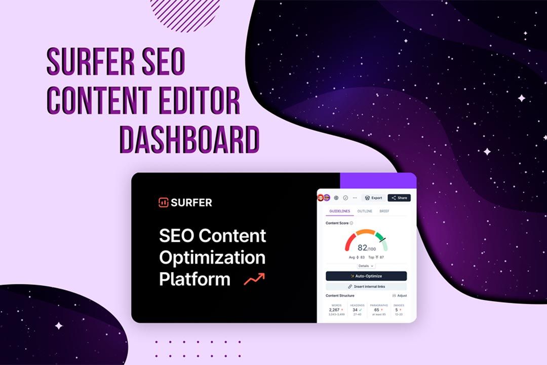 Surfer SEO Content Editor Dashboard