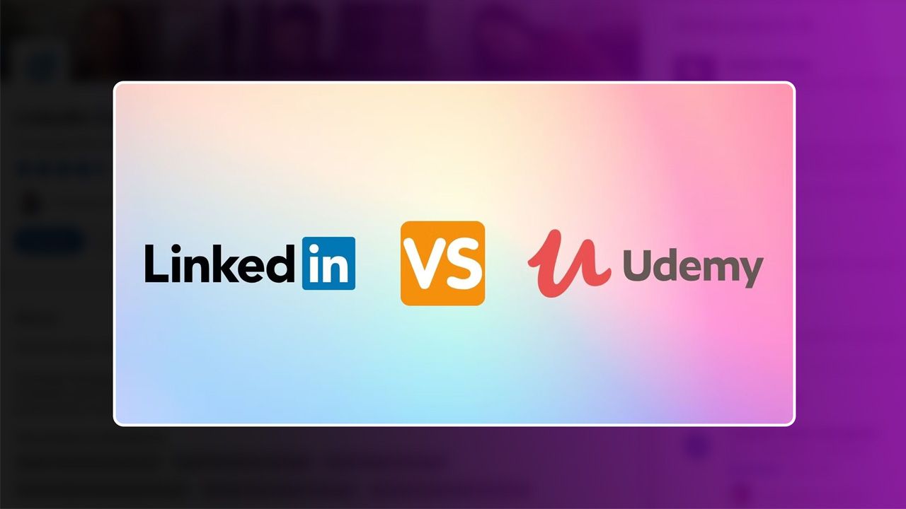 Udemy vs LinkedIn Learning Interface