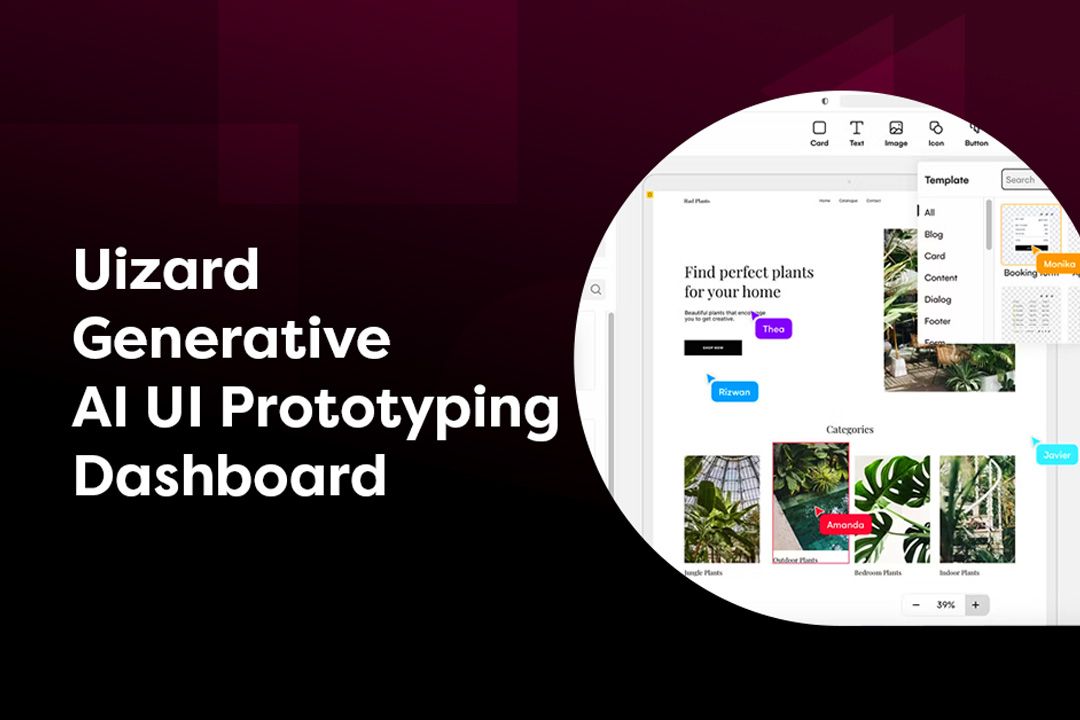 Uizard Generative AI UI Prototyping Dashboard